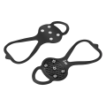 Ледоступы (антилед) NC1709 Abisal BLACK ANTI SLIP GRIPS SIZE L NILS CAMP